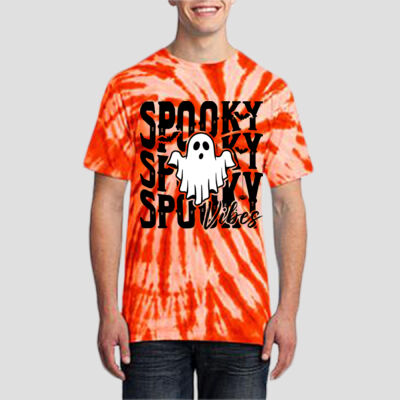 Adult Tie-Dye T-Shirt - Fall - Spooky Vibes Thumbnail