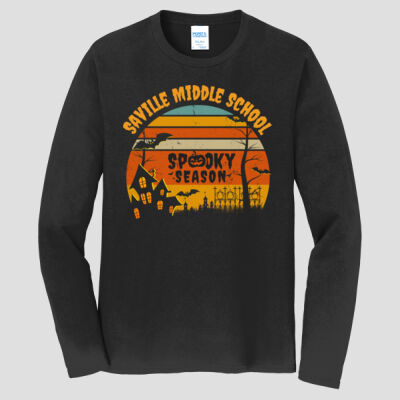 Adult Long Sleeve Shirt - Fall - Haunted House Thumbnail