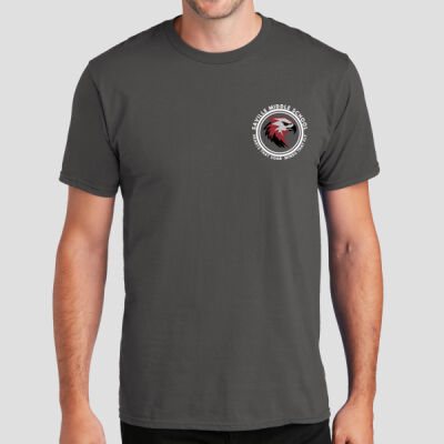 Staff T-Shirt - School Logo - White Thumbnail