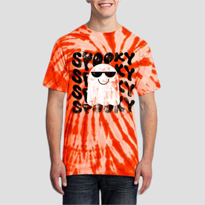 Adult Tie-Dye T-Shirt - Fall - Cool Ghost Thumbnail