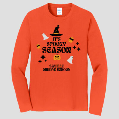 Adult Long Sleeve Shirt - Fall - Its Spooky Season Thumbnail