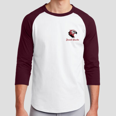 Staff Raglan T-Shirt - Desert Hawks - Red Thumbnail