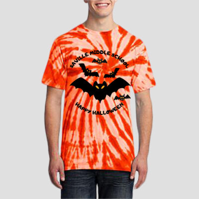 Adult Tie-Dye T-Shirt - Fall - Bats Thumbnail