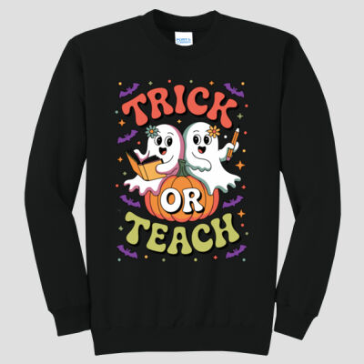 Adult Crewneck - Fall- Trick Or Teach Thumbnail