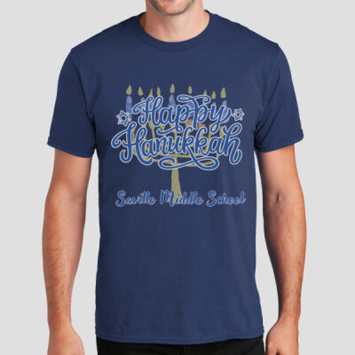 Adult T-Shirt - Winter Holidays - Happy Hanukkah Thumbnail