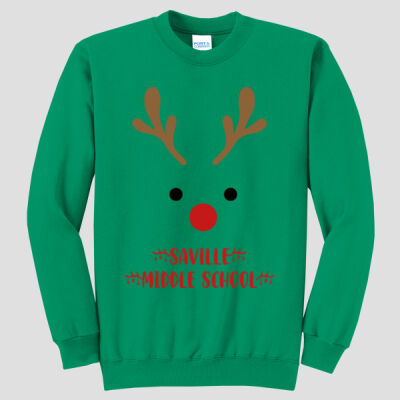 Adult Crewneck - Winter Holidays - Reindeer Thumbnail
