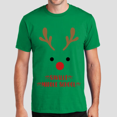 Adult T-Shirt - Winter Holidays - Reindeer Thumbnail