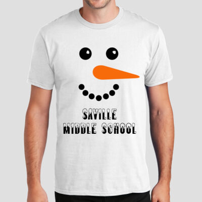 Adult T-Shirt - Winter Holidays - Snowman Thumbnail