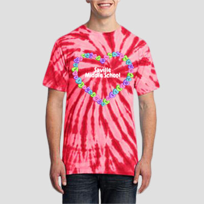 Adult Tie-Dye T-Shirt - Spring - Candy Hearts Thumbnail