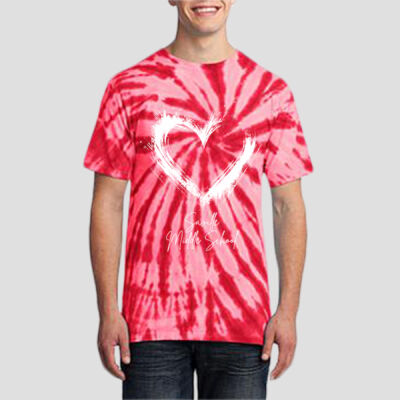 Adult Tie-Dye T-Shirt - Spring - Valentine's Heart Thumbnail