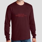 Staff Maroon Long Sleeve Shirt - Saville Thumbnail
